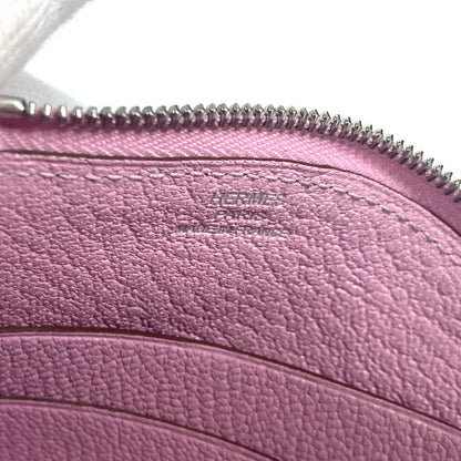Hermes Coin Case Shave Pink Paddock Cheval Horse Women
