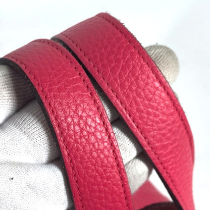 Hermes Handbag Taurillon Clemence Pink Handbag Picotan Lock Pm