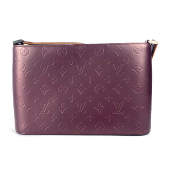 Louis Vuitton Shoulder Bag M55126 Monogram Mat Leather Purple Monogram Mat Alston Unisex(Unisex)