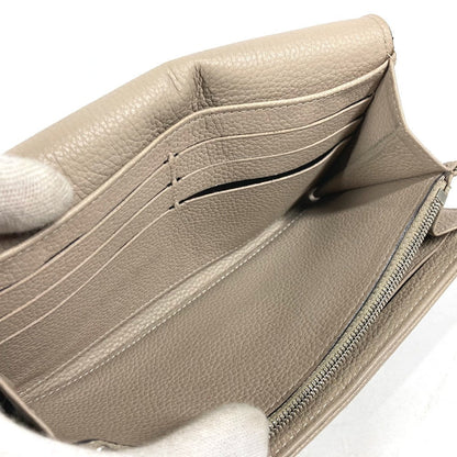 Louis Vuitton Long Wallet Purse M60144 Monogram Mahina Leather Beige Monogram Mahina Portefeuille