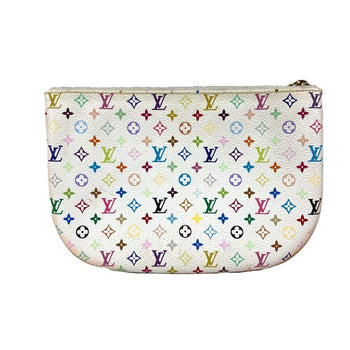 Louis Vuitton Pouch M60027 Monogram Multicolor Canvas White Monogram Multicolor Pochette Gm Women