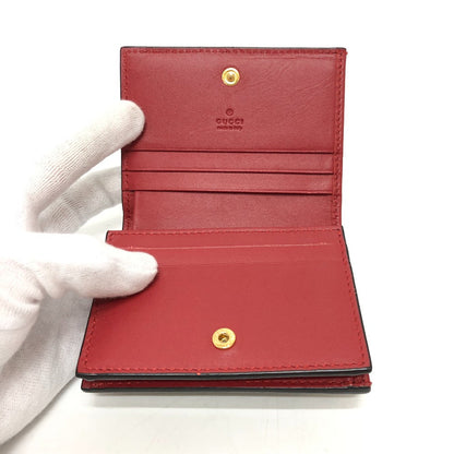 Gucci Folded Wallet 506277 Gg Supreme Canvas Beige Gg Supreme Bosco Women