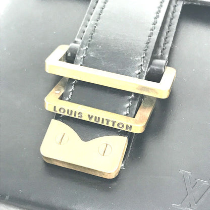 Louis Vuitton Pouch M92222 Leather Black Liege Line Pister