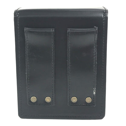 Louis Vuitton Pouch M92222 Leather Black Liege Line Pister