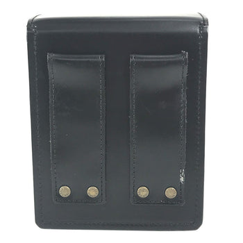 Louis Vuitton Pouch M92222 Leather Black Liege Line Pister