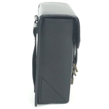 Louis Vuitton Pouch M92222 Leather Black Liege Line Pister