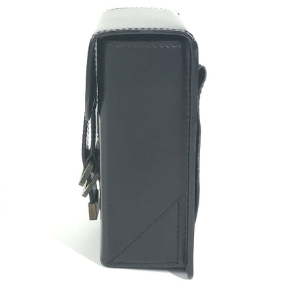 Louis Vuitton Pouch M92222 Leather Black Liege Line Pister