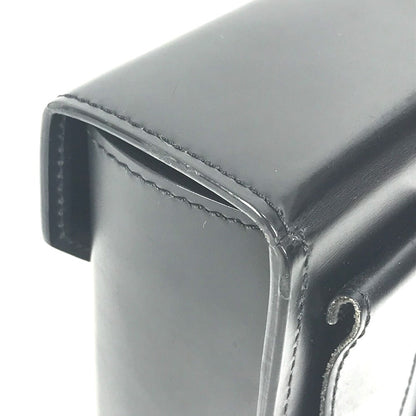 Louis Vuitton Pouch M92222 Leather Black Liege Line Pister