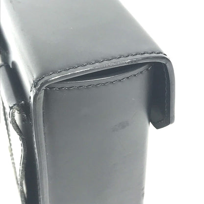Louis Vuitton Pouch M92222 Leather Black Liege Line Pister