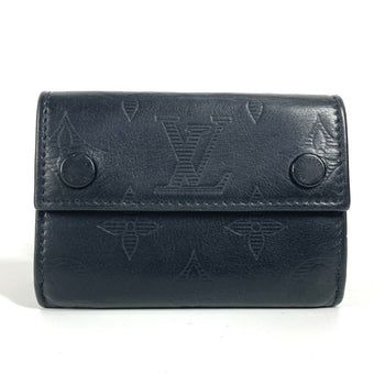 Louis Vuitton Trifold Wallet M67631 Monogram Shadow Leather Black Monogram Shadow Discovery