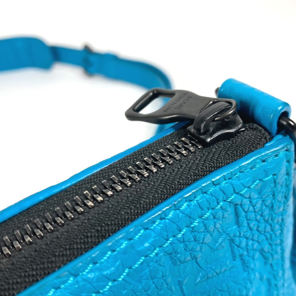 Louis Vuitton Shoulder Bag M55925 Monogram Ann Platt Leather Blue Monogram Ann Platt Triangle