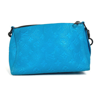 Louis Vuitton Shoulder Bag M55925 Monogram Ann Platt Leather Blue Monogram Ann Platt Triangle