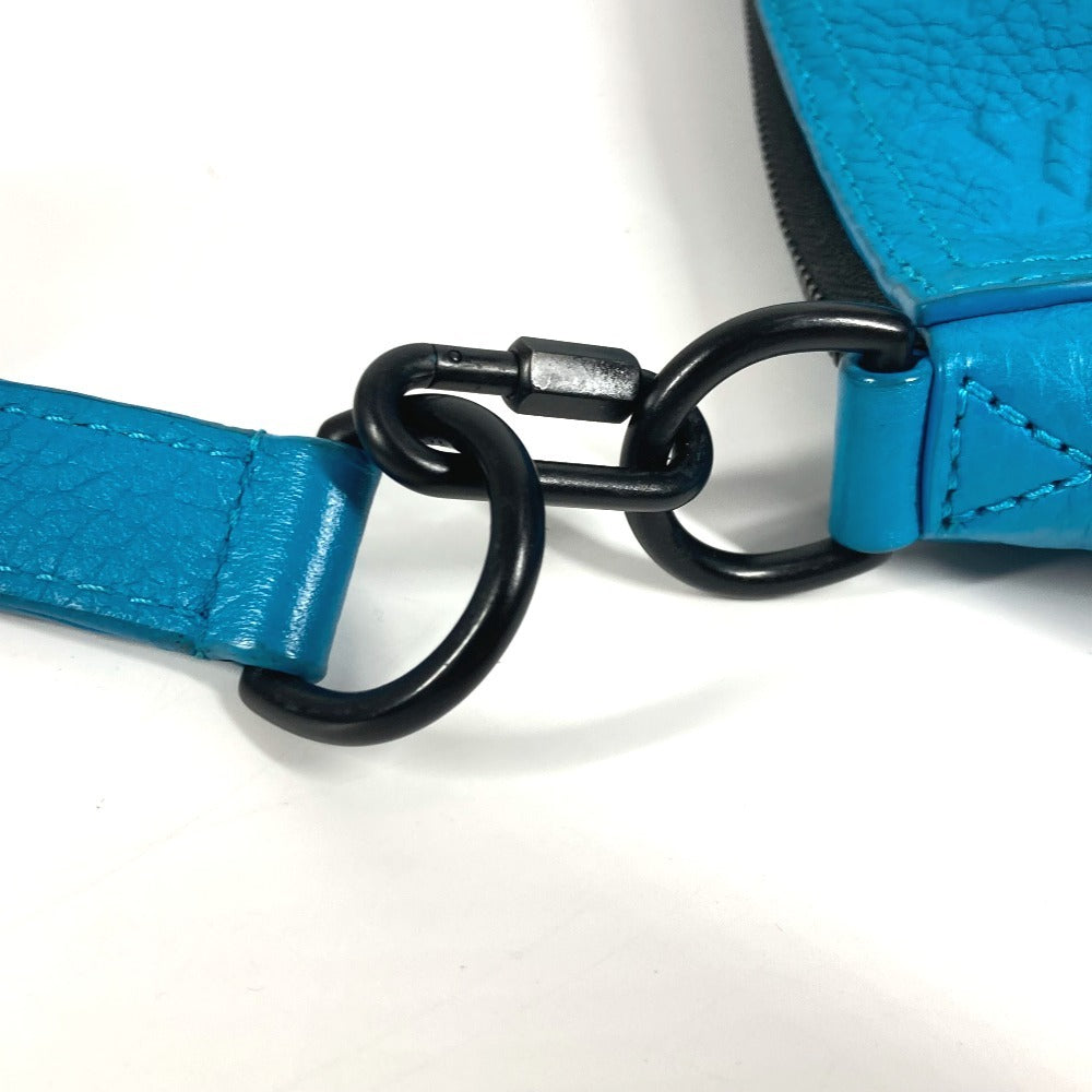Louis Vuitton Shoulder Bag M55925 Monogram Ann Platt Leather Blue Monogram Ann Platt Triangle