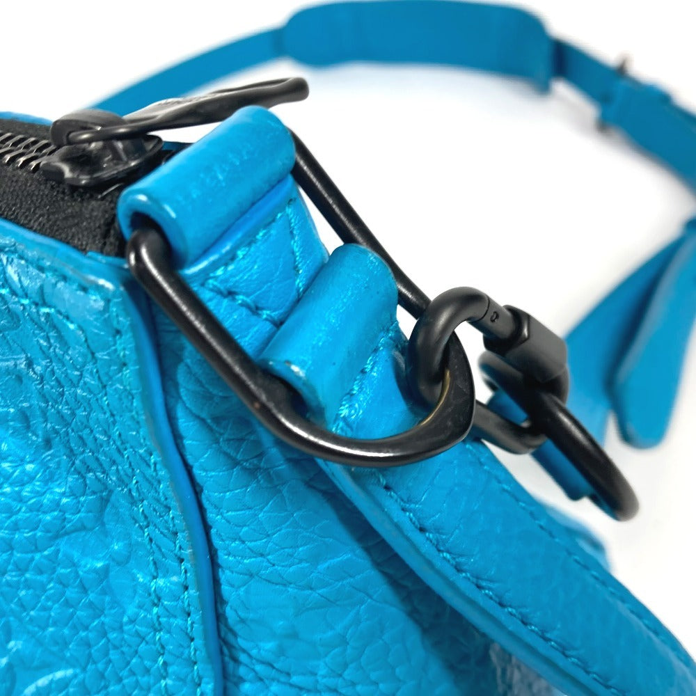 Louis Vuitton Shoulder Bag M55925 Monogram Ann Platt Leather Blue Monogram Ann Platt Triangle