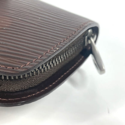 Louis Vuitton Coin Case M6344D Epi Leather Brown Epi Portefeuille Epi Z Women(Unisex)