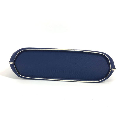 Chanel Handbag Polyamide Navy Metal Handle Women