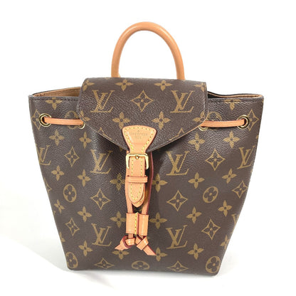 Louis Vuitton Backpack M45502 Monogram Canvas Brown Monogram Montsourisnm Bb Women