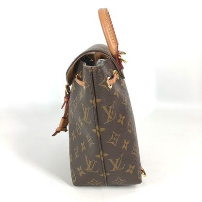 Louis Vuitton Backpack M45502 Monogram Canvas Brown Monogram Montsourisnm Bb Women