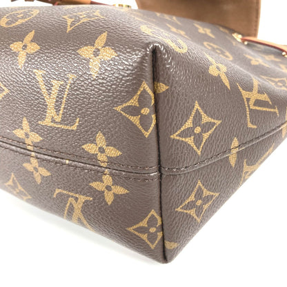 Louis Vuitton Backpack M45502 Monogram Canvas Brown Monogram Montsourisnm Bb Women