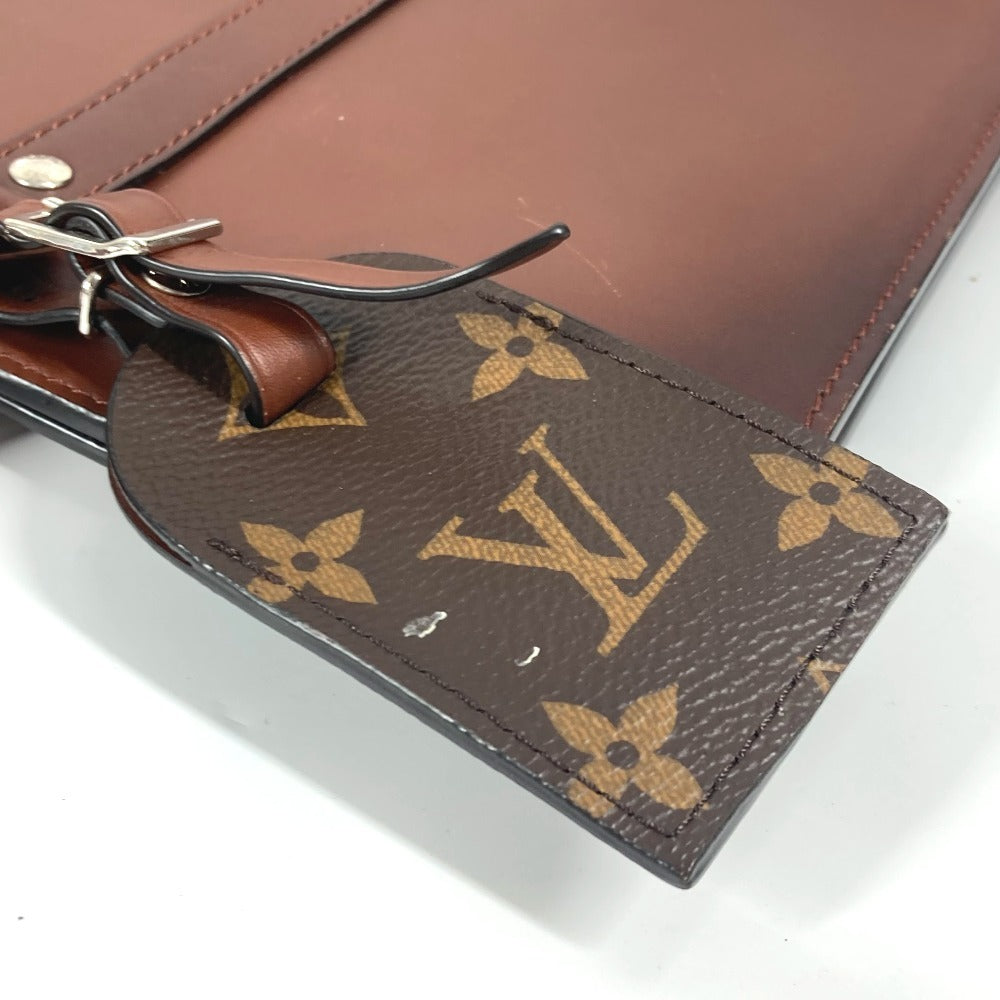 Louis Vuitton Business Bag M52687 Nomad Leather Brown Nomad Sac Plat Mens