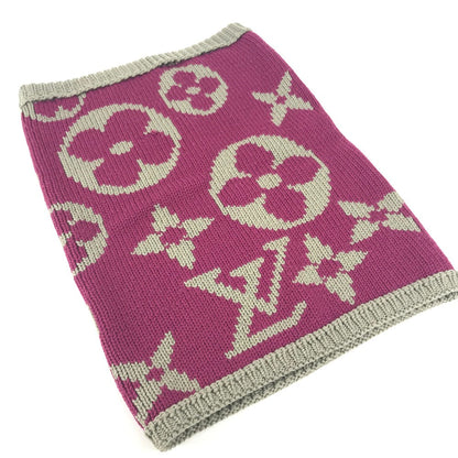 Louis Vuitton Scarf M72768 Wool Purple Monogram Snood Grand Floor Women