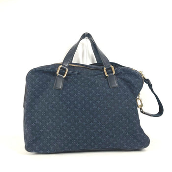 Louis Vuitton Boston Duffel Bag M42331 Monogram Mini Canvas Navy Monogram Mini Claudine Women