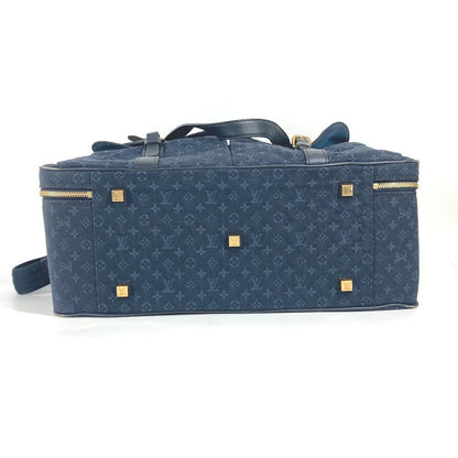 Louis Vuitton Boston Duffel Bag M42331 Monogram Mini Canvas Navy Monogram Mini Claudine Women