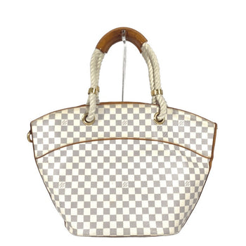 Louis Vuitton Shoulder Bag Damier Azur Canvas White Damier Azur Pomplon Women