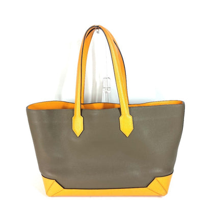 Hermes Shoulder Bag Evercolor, Epsom Yellow By Color Maxibox Hippo 36 Unisex(Unisex)
