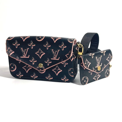 Louis Vuitton Shoulder Bag M81471 Coated Canvas Black Fall For You Collection Monogram Multi