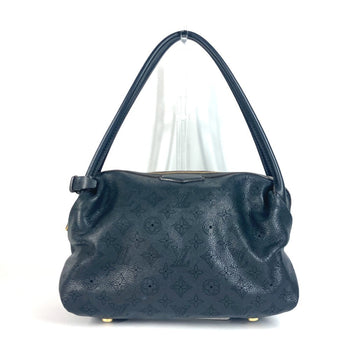 Louis Vuitton Shoulder Bag M93814 Monogram Mahina Leather Black Monogram Mahina Galatea Pm
