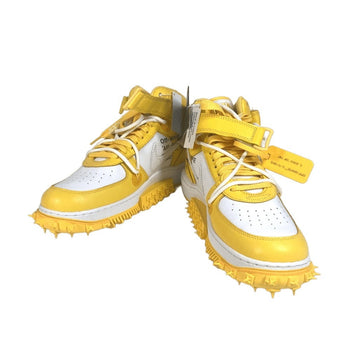 Nike Sneakers Dr0500-101 Leather Yellow Off-White Air Force 1 Mid Sp Off-White X Nike Air Force 1