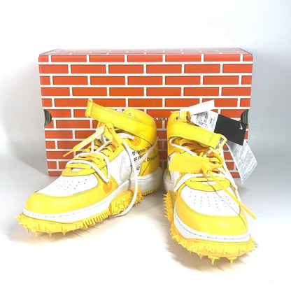 Nike Sneakers Dr0500-101 Leather Yellow Off-White Air Force 1 Mid Sp Off-White X Nike Air Force 1