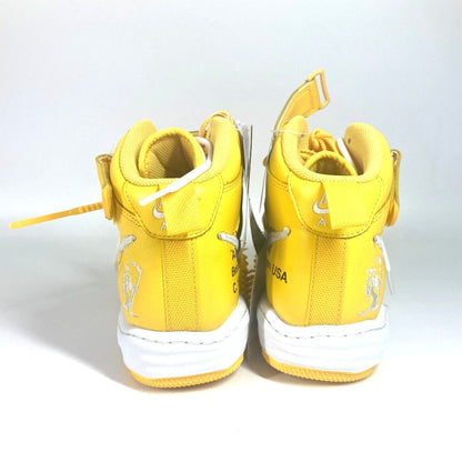 Nike Sneakers Dr0500-101 Leather Yellow Off-White Air Force 1 Mid Sp Off-White X Nike Air Force 1