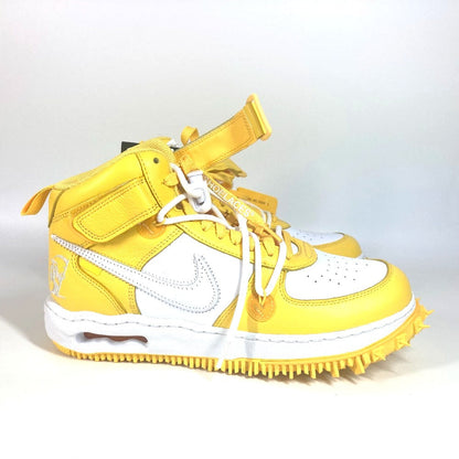 Nike Sneakers Dr0500-101 Leather Yellow Off-White Air Force 1 Mid Sp Off-White X Nike Air Force 1