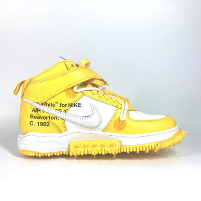 Nike Sneakers Dr0500-101 Leather Yellow Off-White Air Force 1 Mid Sp Off-White X Nike Air Force 1