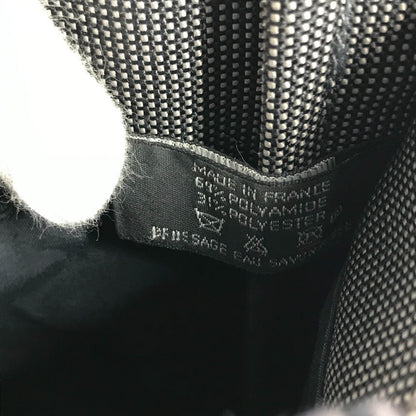 Hermes Shoulder Bag Canvas Gray Her Line