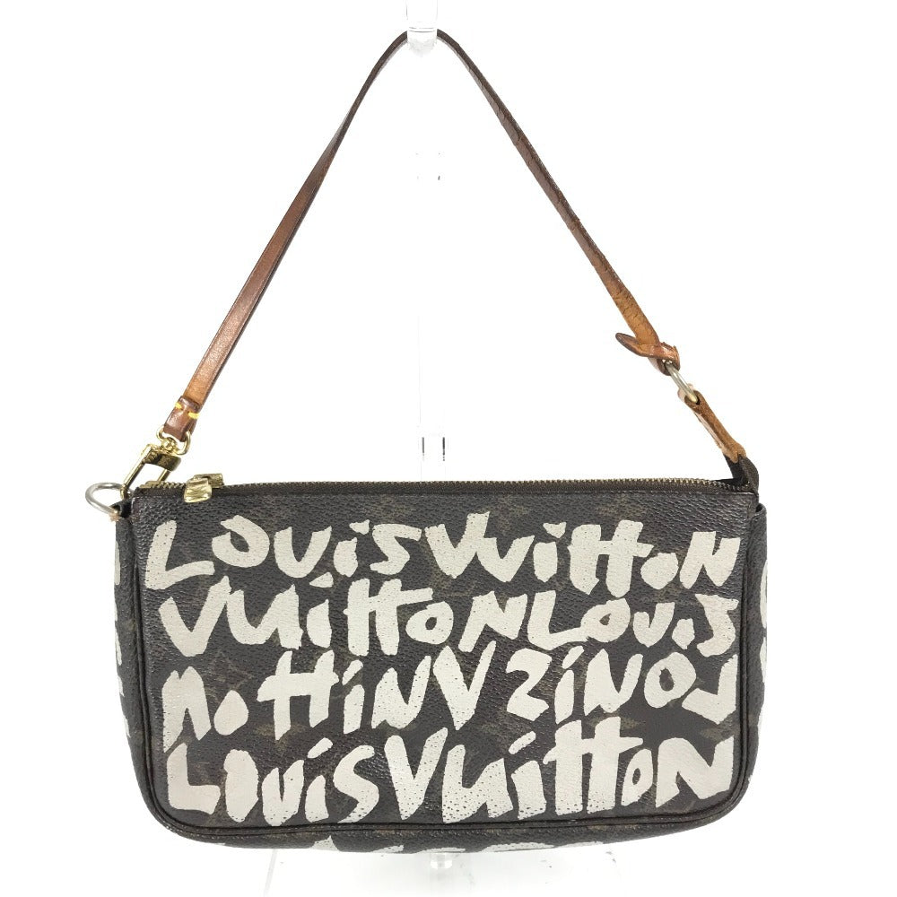 Louis Vuitton Shoulder Bag M92192 Monogramgraffiticanvas White / Brown Monogram Graffiti Pochette
