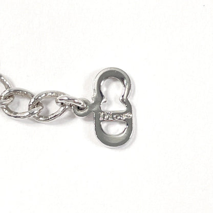 Christian Dior Necklace Metal Silver Logo