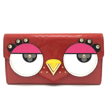 Louis Vuitton Long Wallet Purse M90489 Monogram Vernis Red Monogram Vernis Portefeuille Sarah Bird