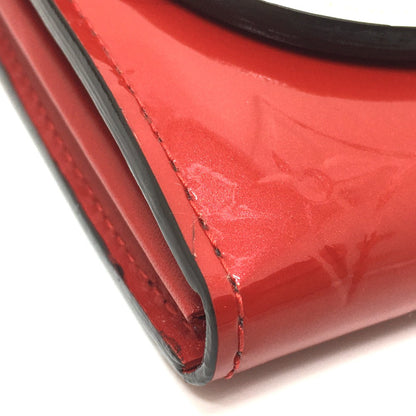 Louis Vuitton Long Wallet Purse M90489 Monogram Vernis Red Monogram Vernis Portefeuille Sarah Bird