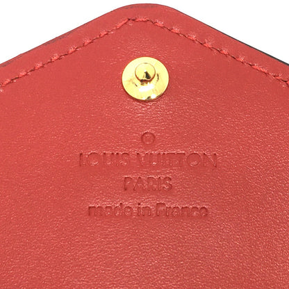 Louis Vuitton Long Wallet Purse M90489 Monogram Vernis Red Monogram Vernis Portefeuille Sarah Bird