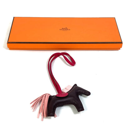Hermes Bag Charm Anyo Miro Brown Rodeo Pm Women