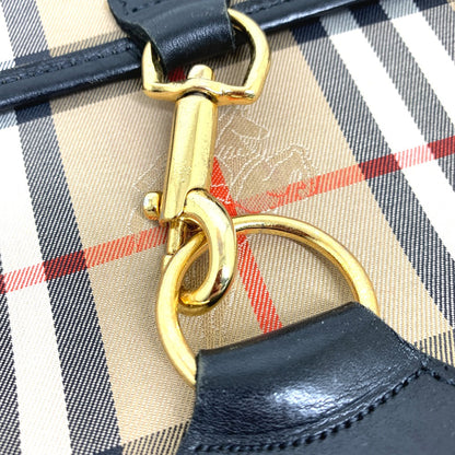 Burberry Clutch Bag Canvas / Leather Beige Logo Check Unisex(Unisex)