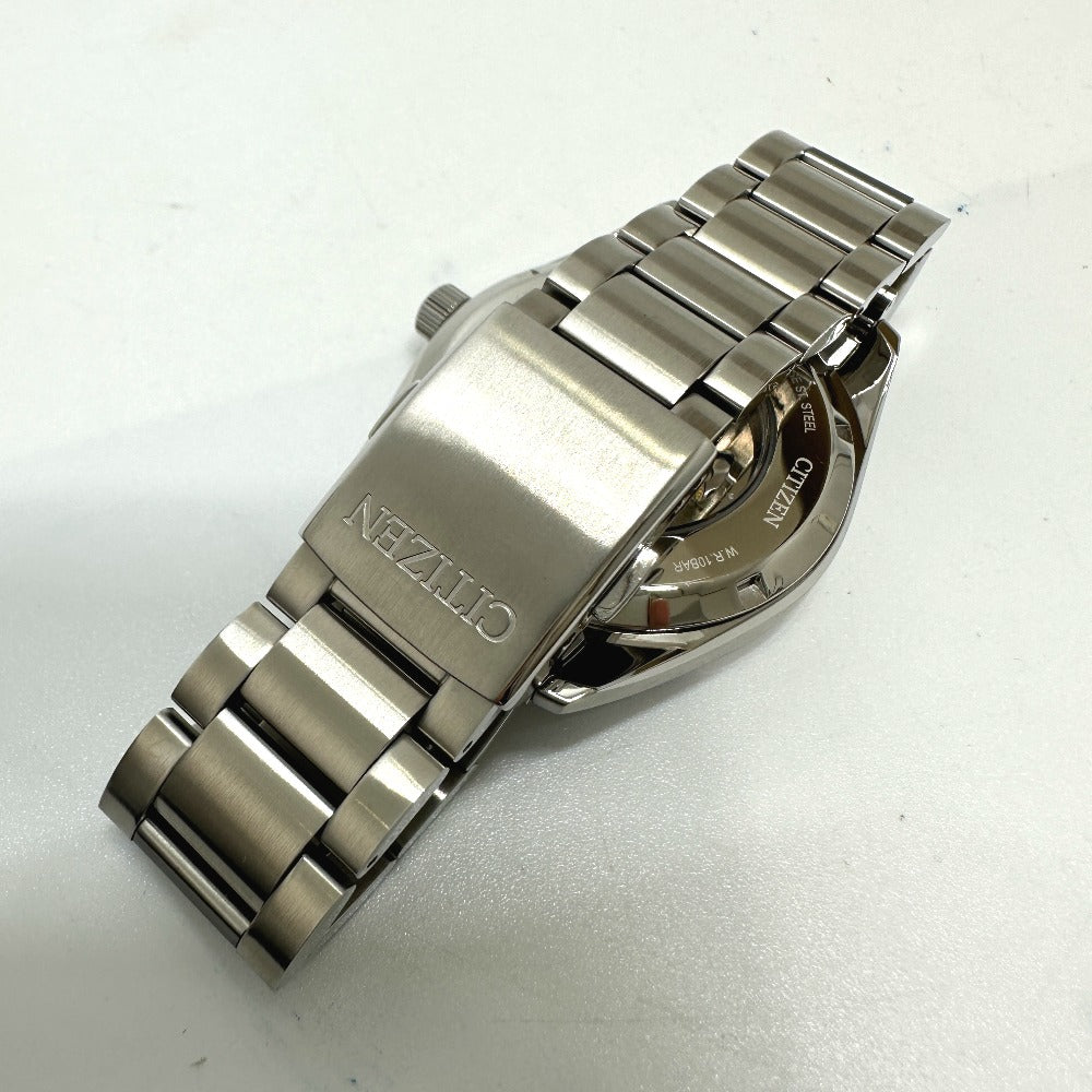 Citizen Watches Mechanical Automatic 9011-S125804 Stainless Steel Silver Mechanical Black Dial Mens