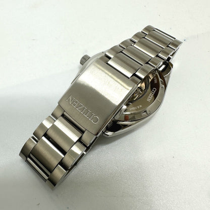 Citizen Watches Mechanical Automatic 9011-S125804 Stainless Steel Silver Mechanical Black Dial Mens