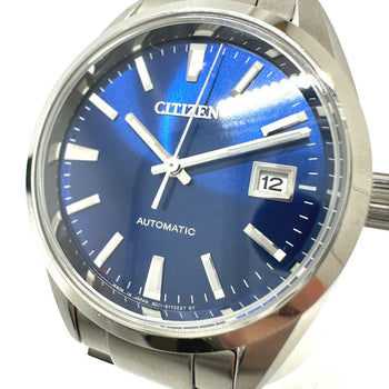 Citizen Watches Mechanical Automatic Nb1050-59L Stainless Steel Silver Mechanical Navy Dial Mens
