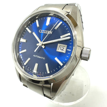 Citizen Watches Mechanical Automatic Nb1050-59L Stainless Steel Silver Mechanical Navy Dial Mens