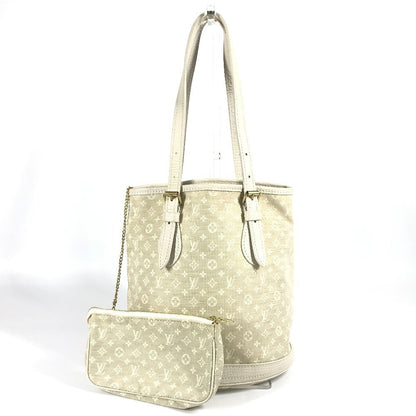Louis Vuitton Shoulder Bag M95316 Monogram Mini-Lincanvas White Type Monogram Mini Run Bucketpm