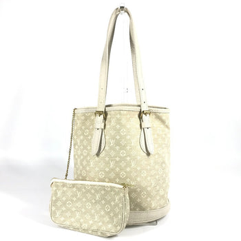 Louis Vuitton Shoulder Bag M95316 Monogram Mini-Lincanvas White Type Monogram Mini Run Bucketpm
